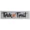 27.5" Silver "Trick or Treat" Halloween Wood Wall Sign